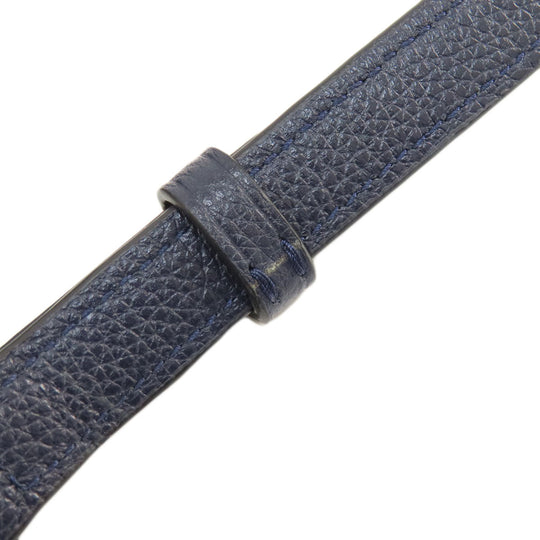 COACH Shoulder Bag 36762 leather Navy 2WAY