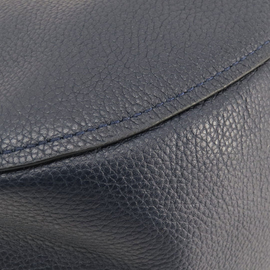 COACH Shoulder Bag 36762 leather Navy 2WAY