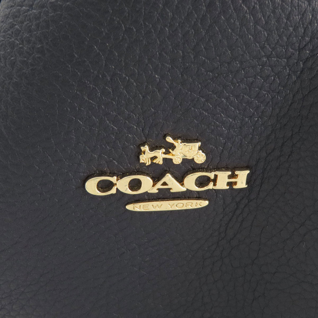 COACH Shoulder Bag 36762 leather Navy 2WAY