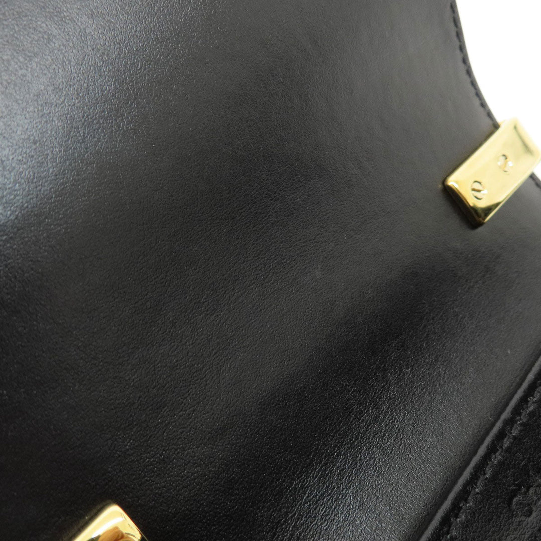 Chloe Shoulder Bag leather black Chloe C 2WAY