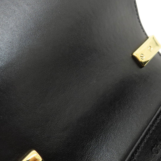 Chloe Shoulder Bag leather black Chloe C 2WAY