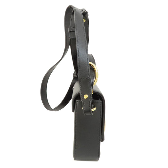 Chloe Shoulder Bag leather black Chloe C 2WAY
