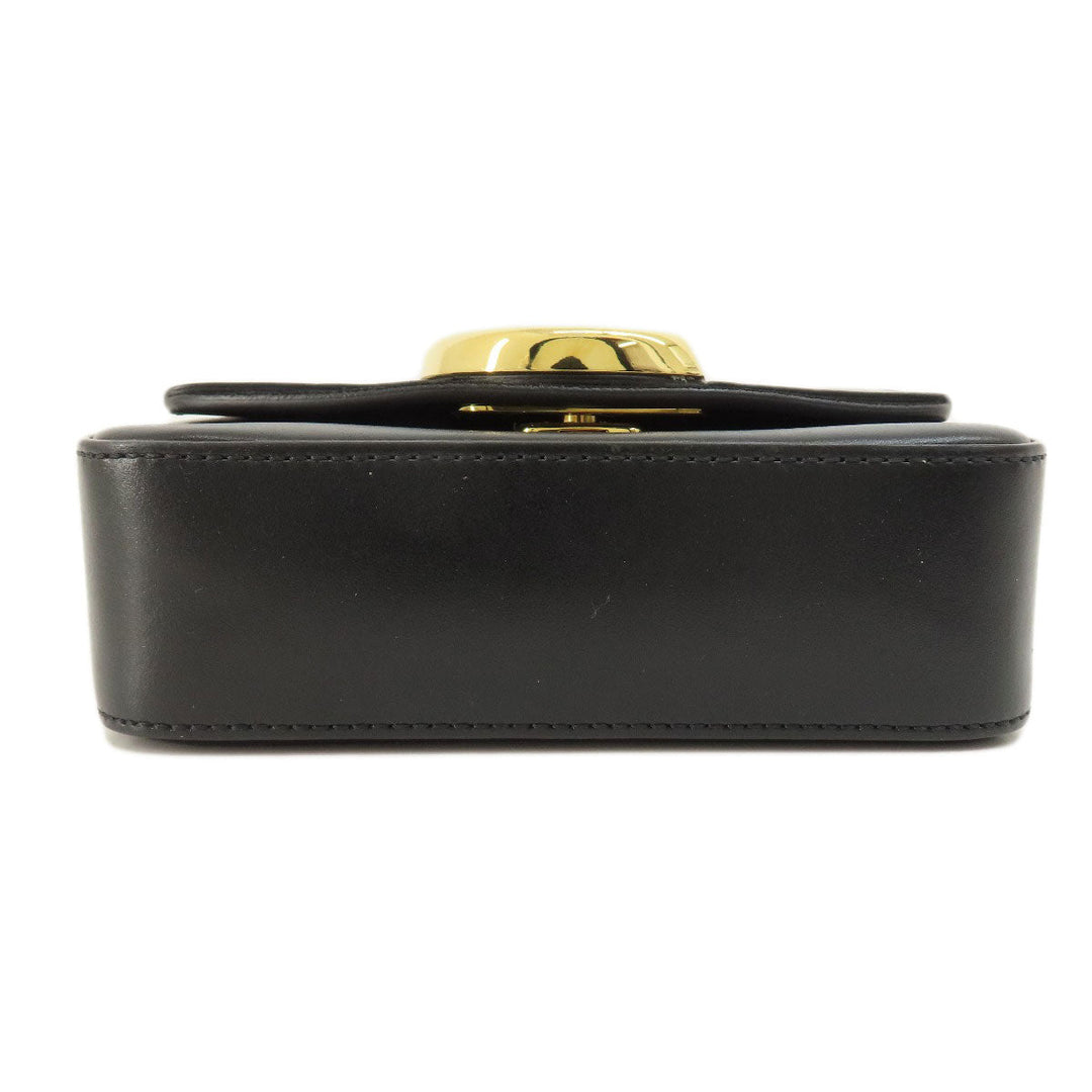 Chloe Shoulder Bag leather black Chloe C 2WAY