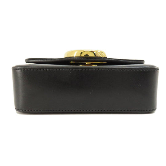 Chloe Shoulder Bag leather black Chloe C 2WAY