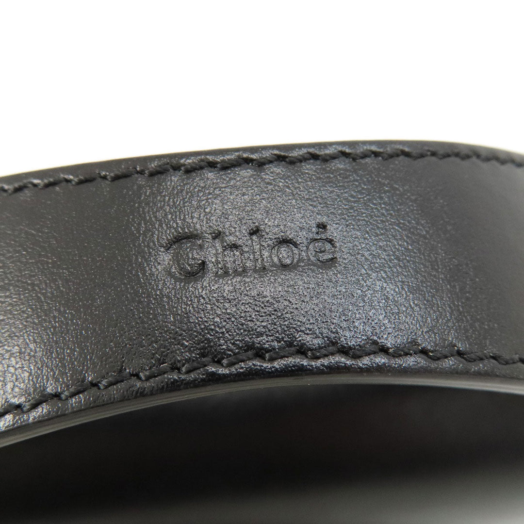 Chloe Shoulder Bag leather black Chloe C 2WAY