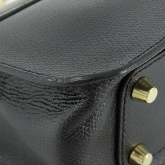 Furla Shoulder Bag PVC black metropolis Women Used Authentic