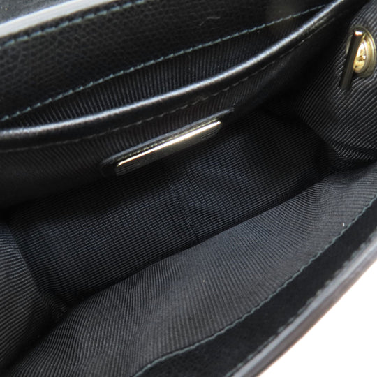Furla Shoulder Bag PVC black metropolis Women Used Authentic