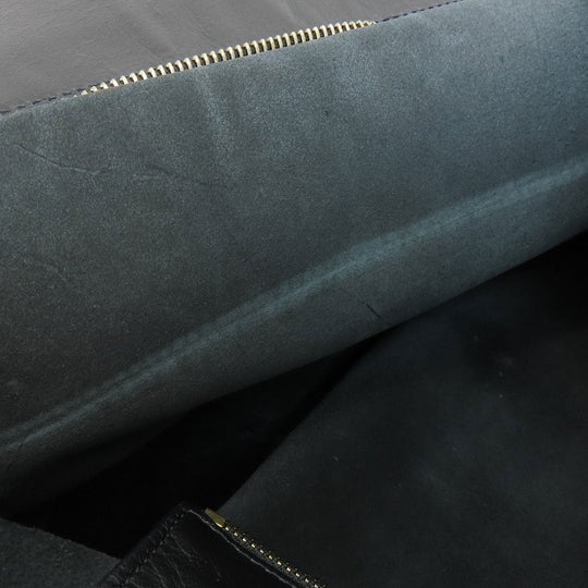 CELINE Tote Bag leather black Horizontalkava