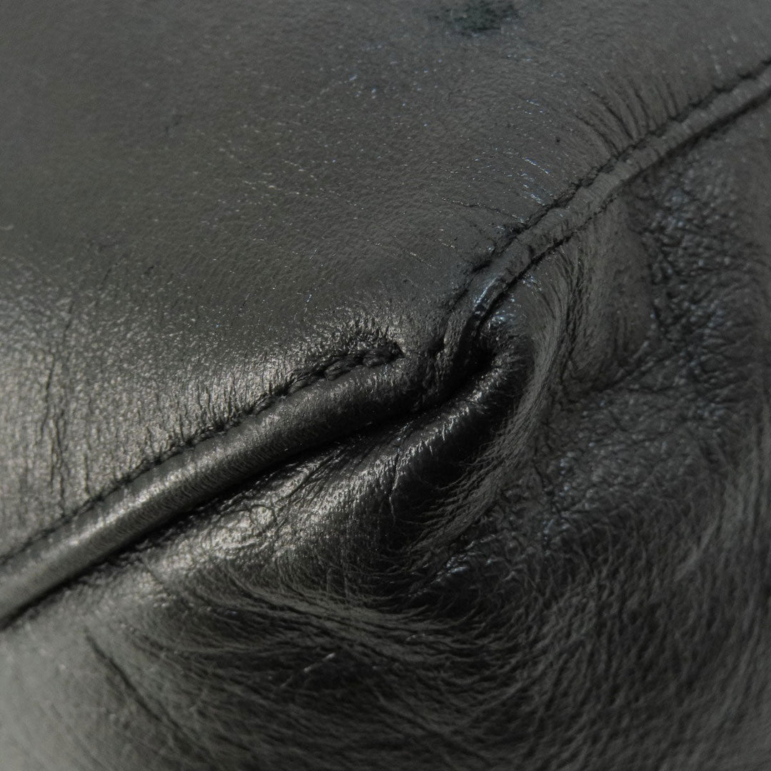 CELINE Tote Bag leather black Horizontalkava