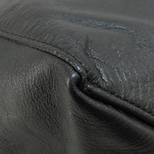 CELINE Tote Bag leather black Horizontalkava