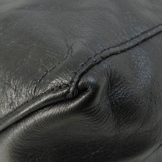 CELINE Tote Bag leather black Horizontalkava