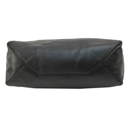 CELINE Tote Bag leather black Horizontalkava