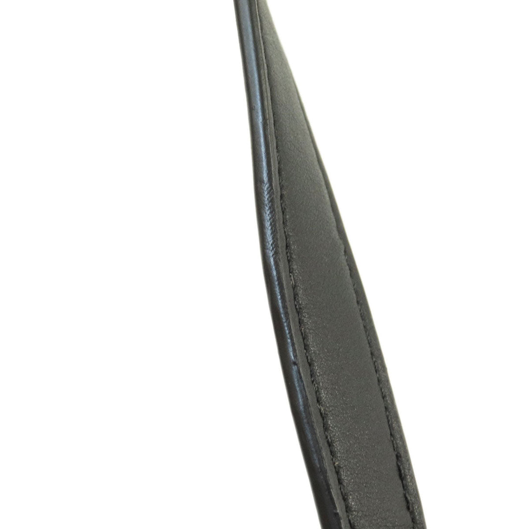 Kate Spade Shoulder Bag leather black logoMetal