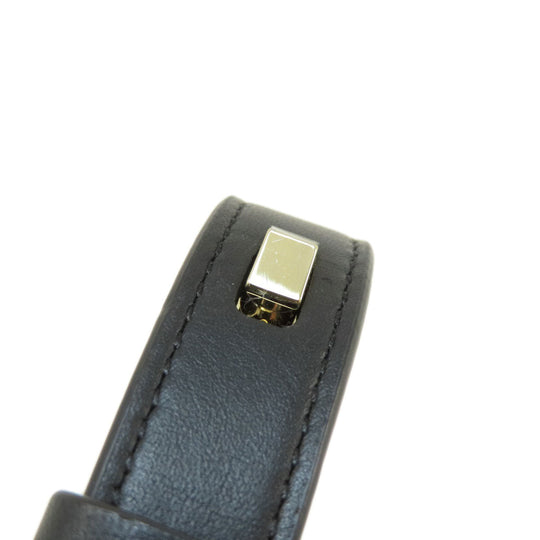 Kate Spade Shoulder Bag leather black logoMetal