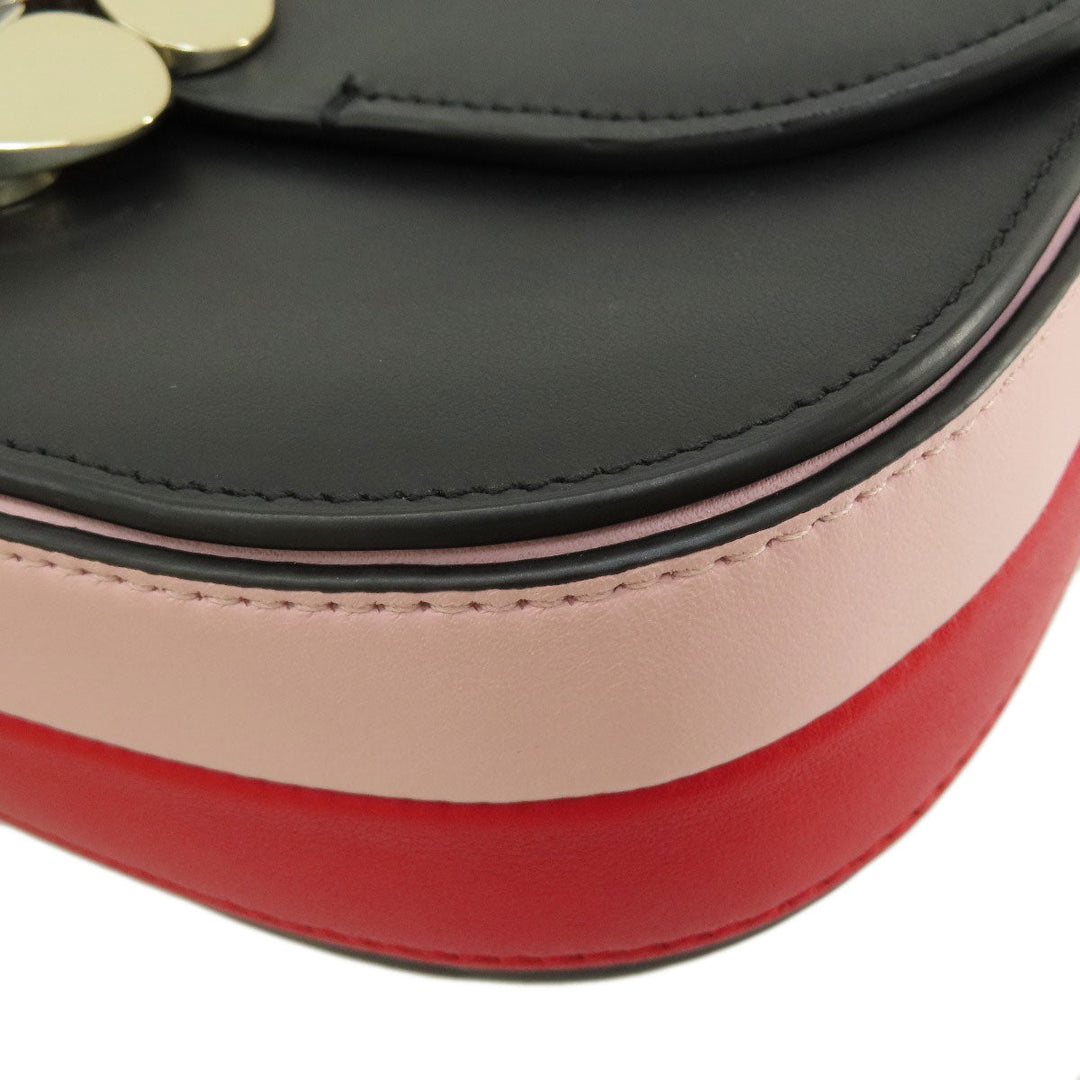Kate Spade Shoulder Bag leather black logoMetal