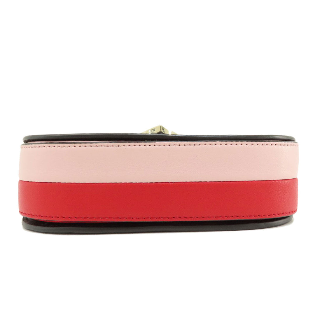 Kate Spade Shoulder Bag leather black logoMetal