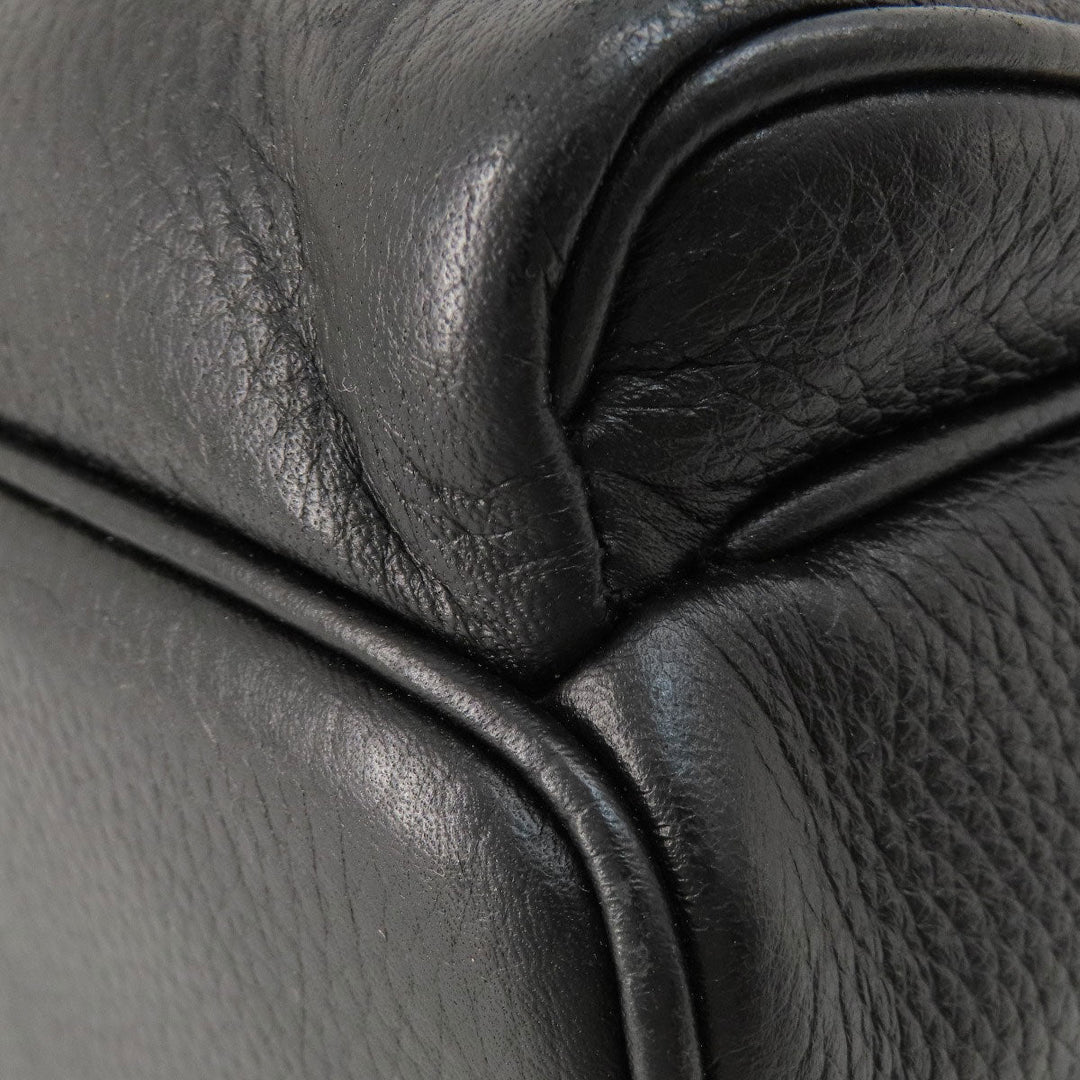 MICHAEL KORS Backpack leather black Studs Women Used Authentic