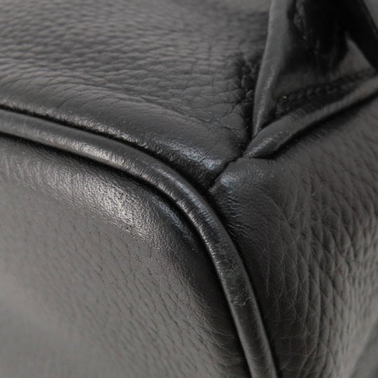 MICHAEL KORS Backpack leather black Studs Women Used Authentic