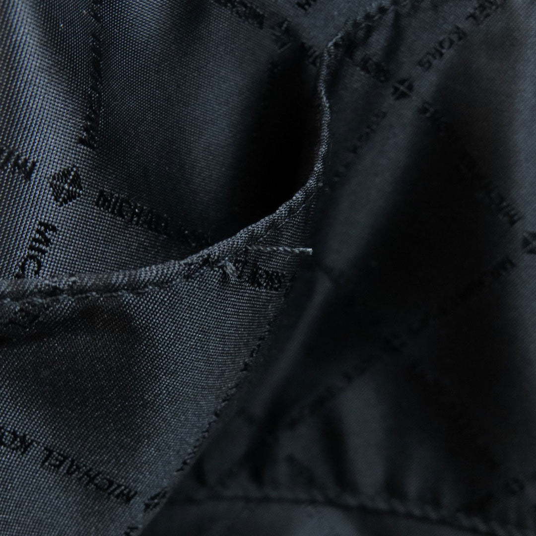 MICHAEL KORS Backpack leather black Studs Women Used Authentic