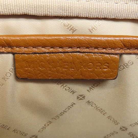 MICHAEL KORS Shoulder Bag PVC Brown MK signature Women Used Authentic
