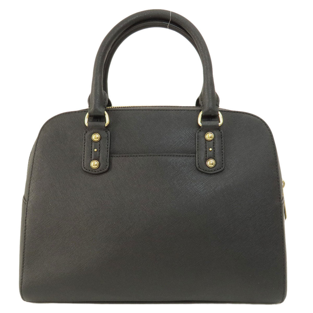 MICHAEL KORS Handbag PVC black logo 2WAY Women Used Authentic