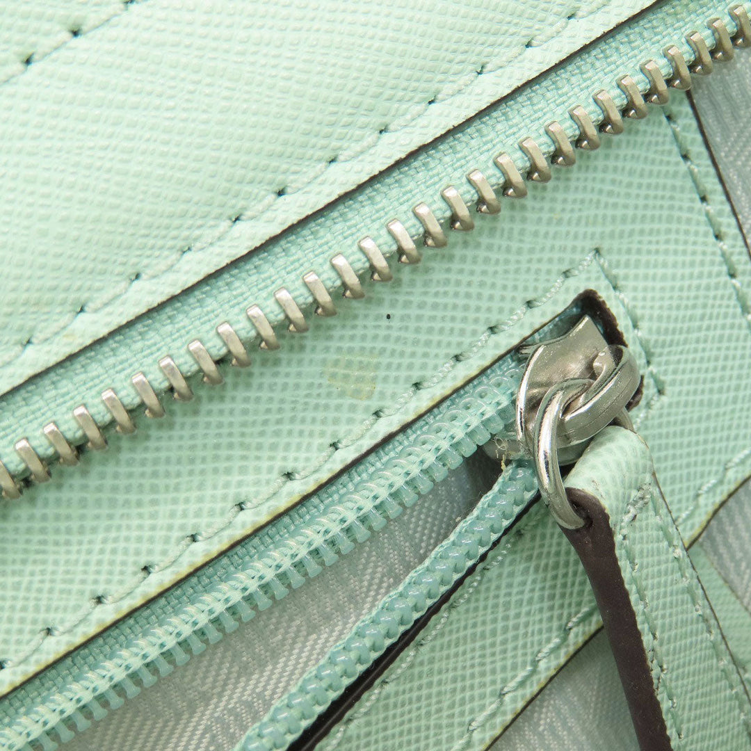 MICHAEL KORS Handbag leather mint 2WAY Women Used Authentic