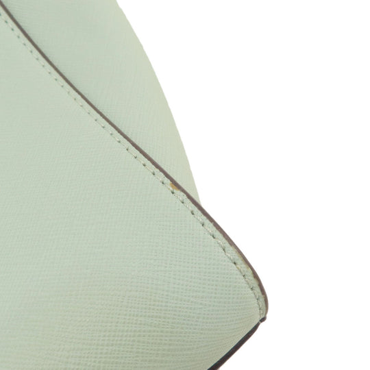 MICHAEL KORS Handbag leather mint 2WAY Women Used Authentic