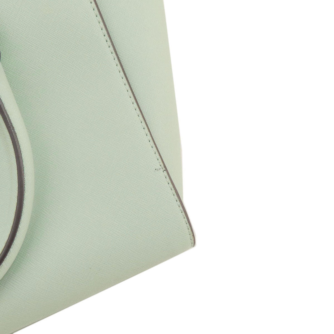 MICHAEL KORS Handbag leather mint 2WAY Women Used Authentic