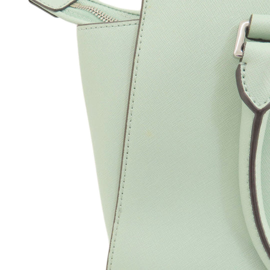 MICHAEL KORS Handbag leather mint 2WAY Women Used Authentic