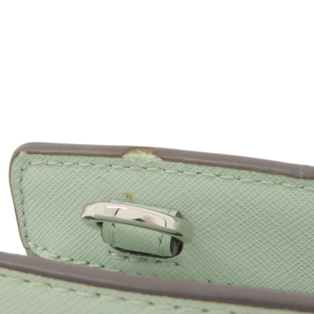 MICHAEL KORS Handbag leather mint 2WAY Women Used Authentic