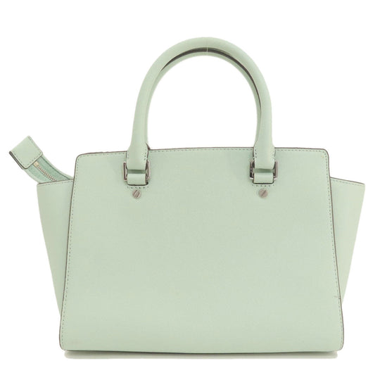 MICHAEL KORS Handbag leather mint 2WAY Women Used Authentic