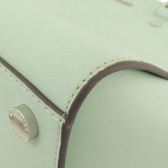 MICHAEL KORS Handbag leather mint 2WAY Women Used Authentic