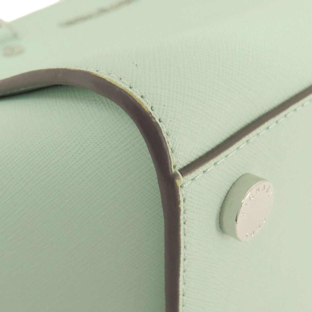 MICHAEL KORS Handbag leather mint 2WAY Women Used Authentic