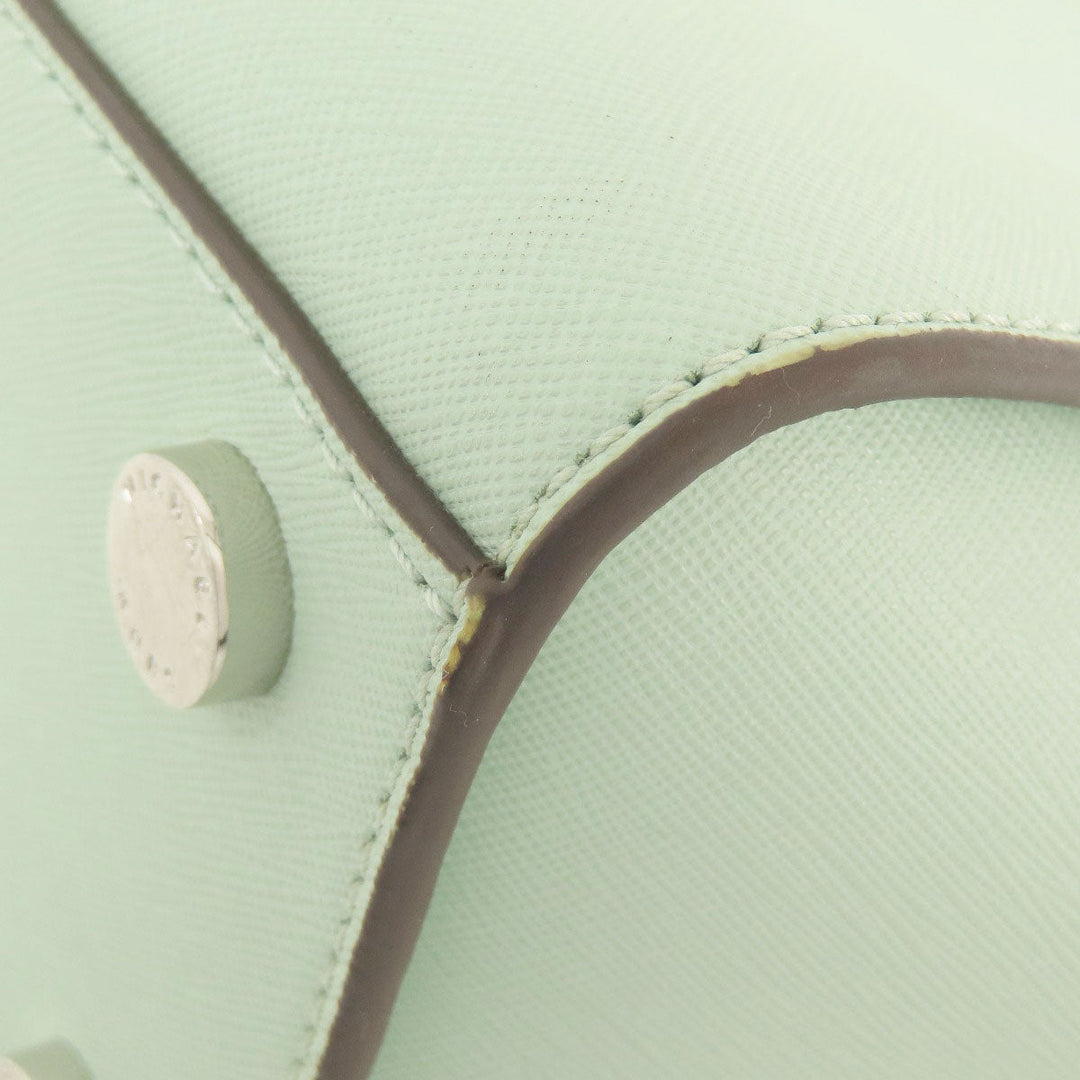 MICHAEL KORS Handbag leather mint 2WAY Women Used Authentic