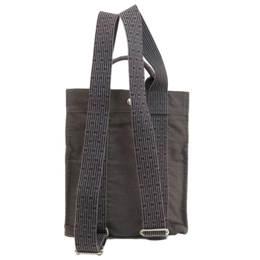 HERMES Backpack canvas gray Her Line add PM