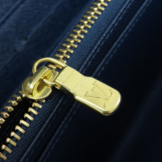 LOUIS VUITTON Long Wallet Purse M81183 denim blue Portefeuille Sarah Aline Blue Women Used Authentic