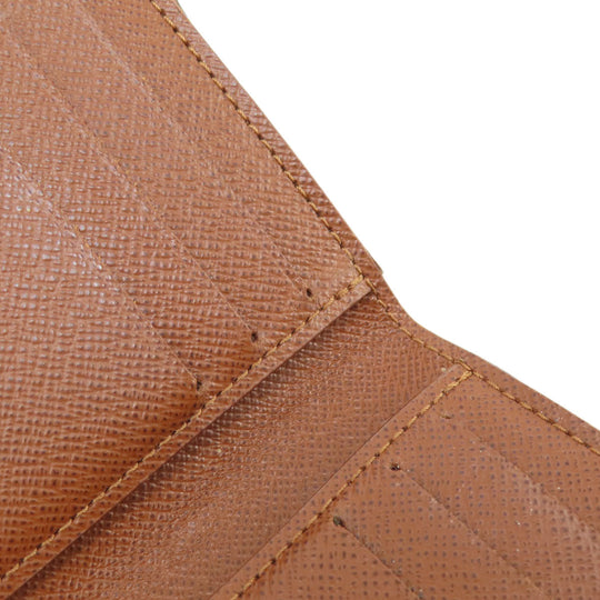 LOUIS VUITTON Bifold Wallet M62472 Monogram canvas Brown Portefeuille Victorine