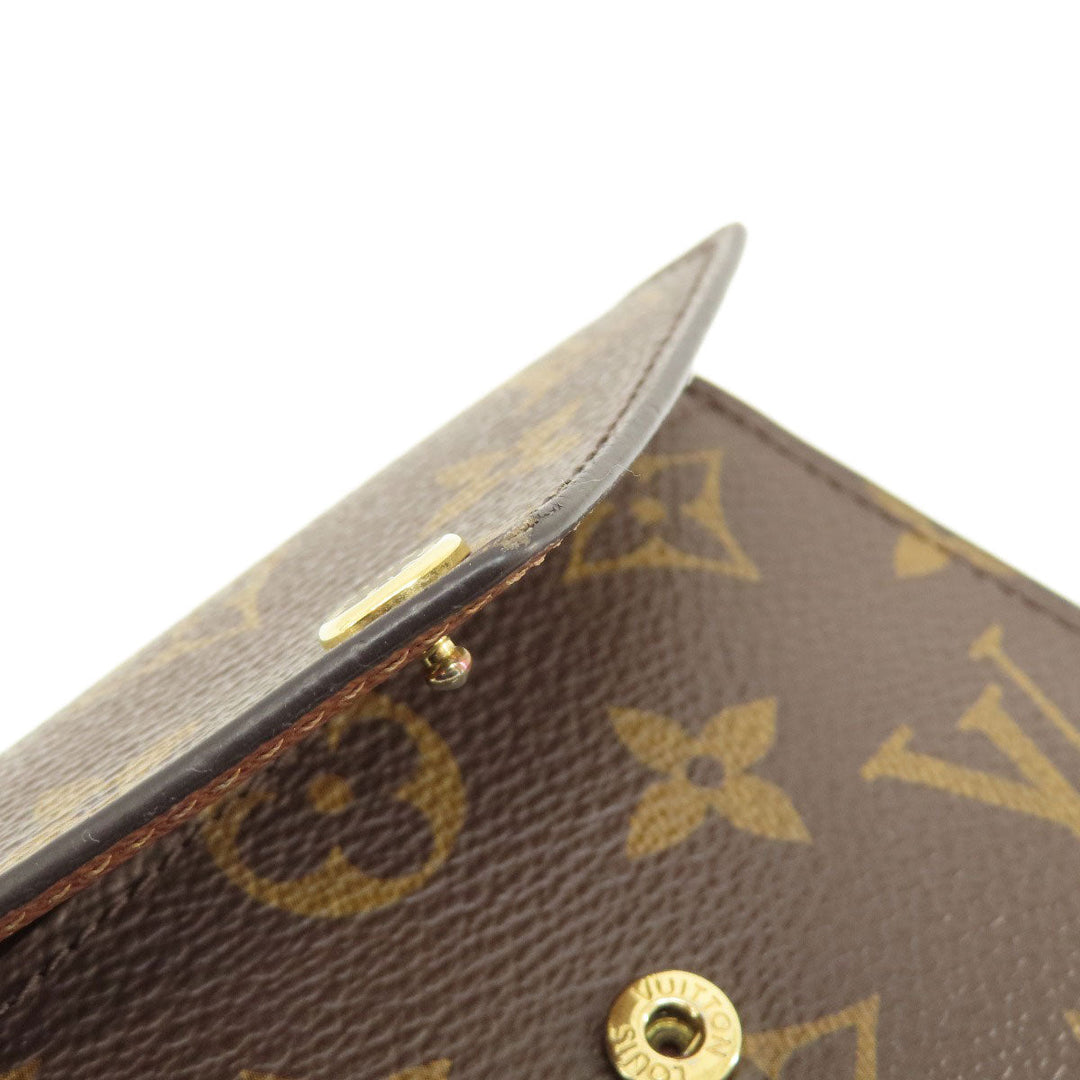 LOUIS VUITTON Bifold Wallet M62472 Monogram canvas Brown Portefeuille Victorine