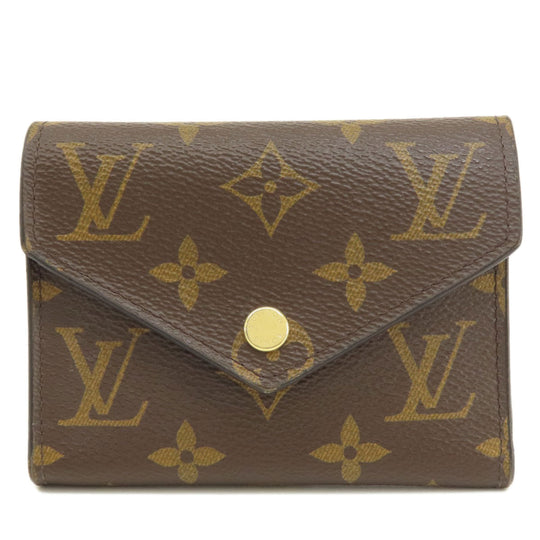 LOUIS VUITTON Bifold Wallet M62472 Monogram canvas Brown Portefeuille Victorine