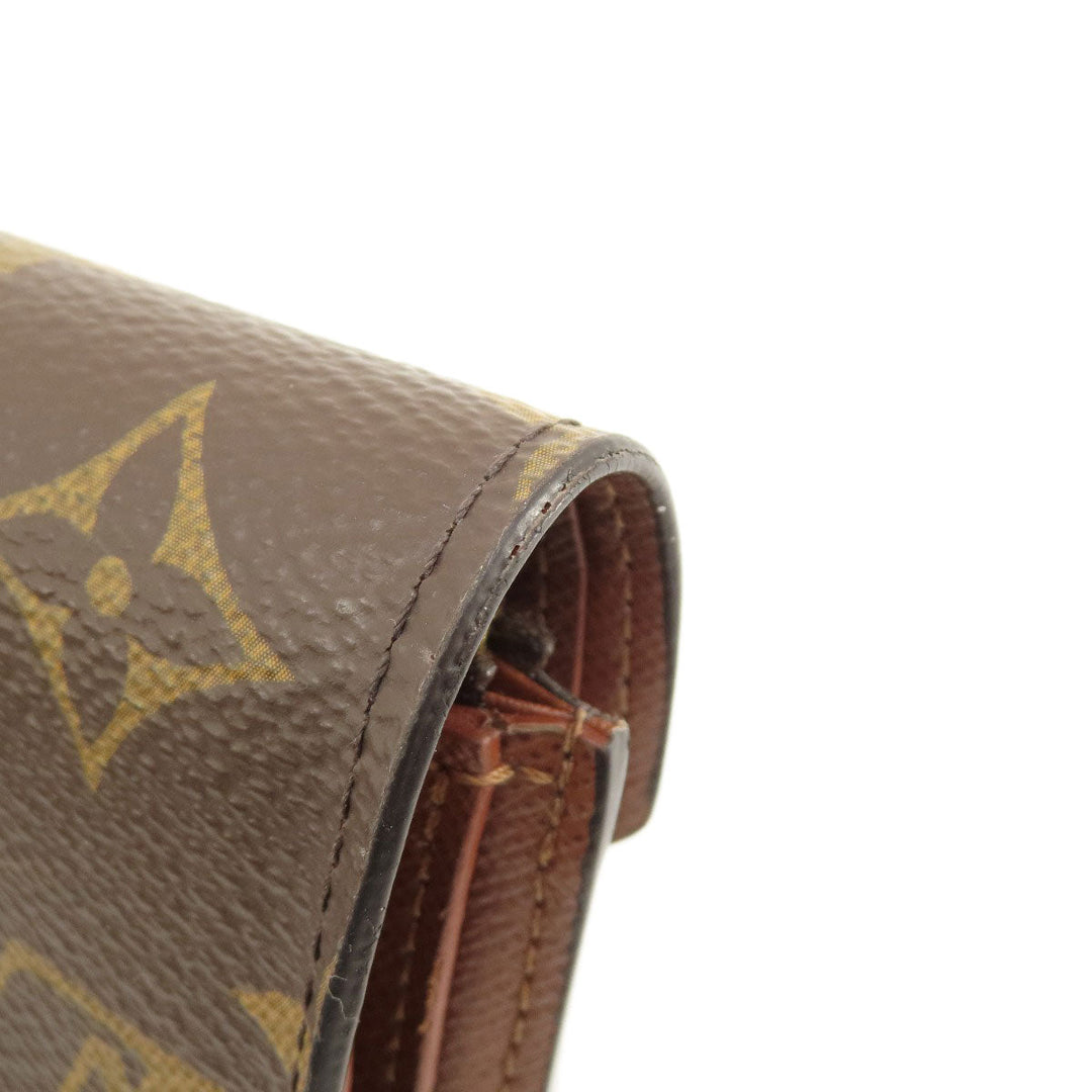 LOUIS VUITTON Bifold Wallet M62472 Monogram canvas Brown Portefeuille Victorine