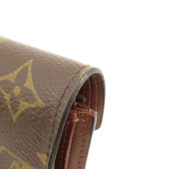 LOUIS VUITTON Bifold Wallet M62472 Monogram canvas Brown Portefeuille Victorine