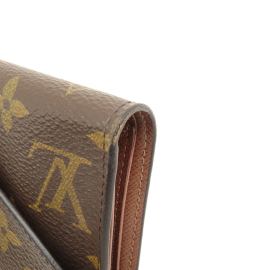 LOUIS VUITTON Bifold Wallet M62472 Monogram canvas Brown Portefeuille Victorine