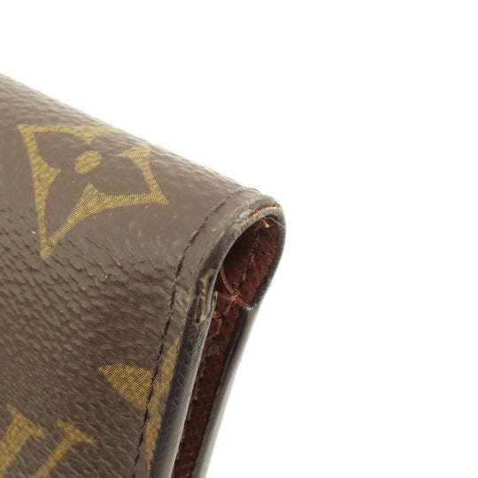 LOUIS VUITTON Bifold Wallet M62472 Monogram canvas Brown Portefeuille Victorine