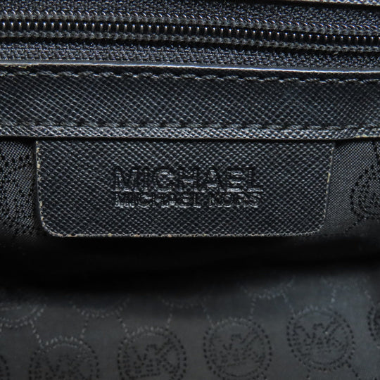 MICHAEL KORS Shoulder Bag PVC black Studs Women Used Authentic