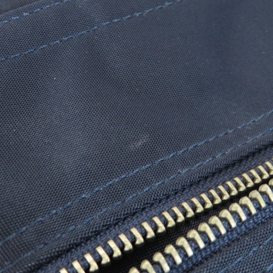 PORTER Tote Bag Nylon Navy logo Women Used Authentic