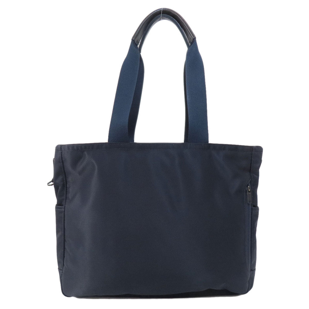 PORTER Tote Bag Nylon Navy logo Women Used Authentic