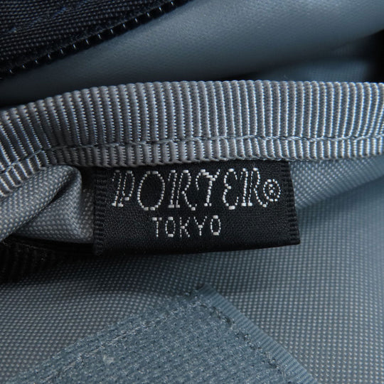 PORTER Tote Bag Nylon Navy logo Women Used Authentic