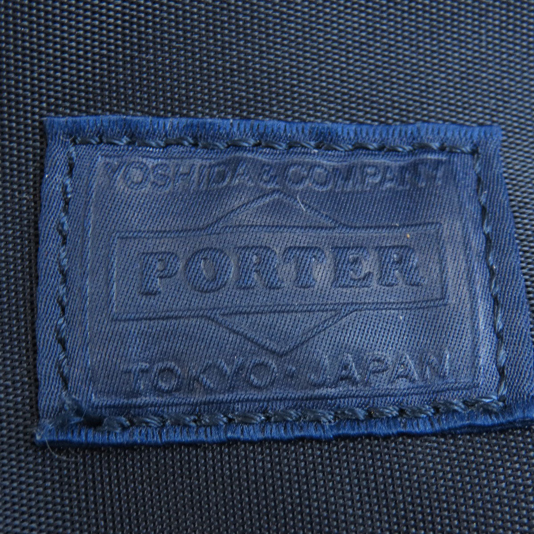 PORTER Tote Bag Nylon Navy logo Women Used Authentic