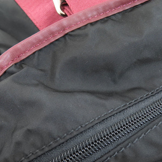 Orobianco Tote Bag Nylon black logo Women Used Authentic