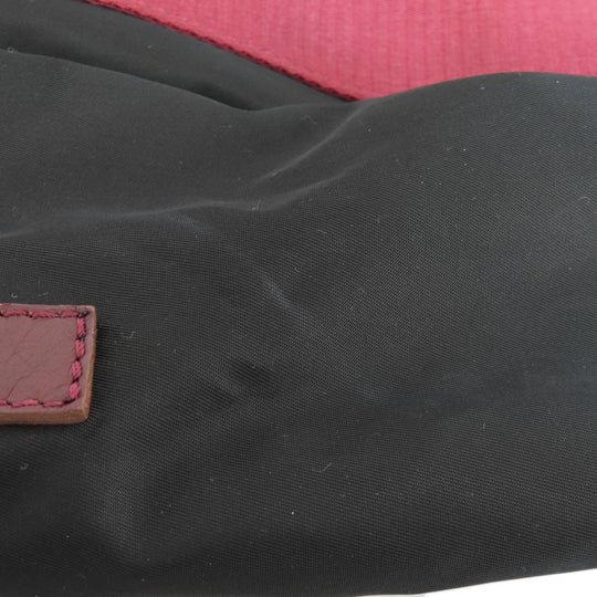 Orobianco Tote Bag Nylon black logo Women Used Authentic